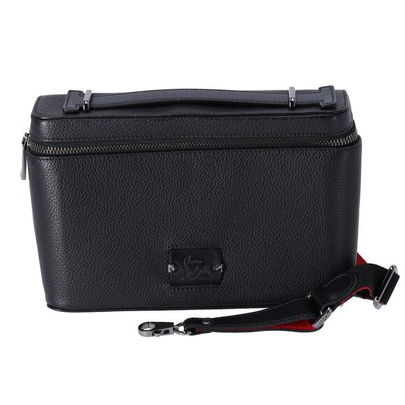 Christian Louboutin Handbags - Christian Louboutin Kipi Pouch Messenger Bag 3185198 Black Red Leather